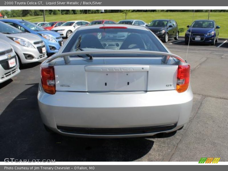 Liquid Silver Metallic / Black/Silver 2000 Toyota Celica GT