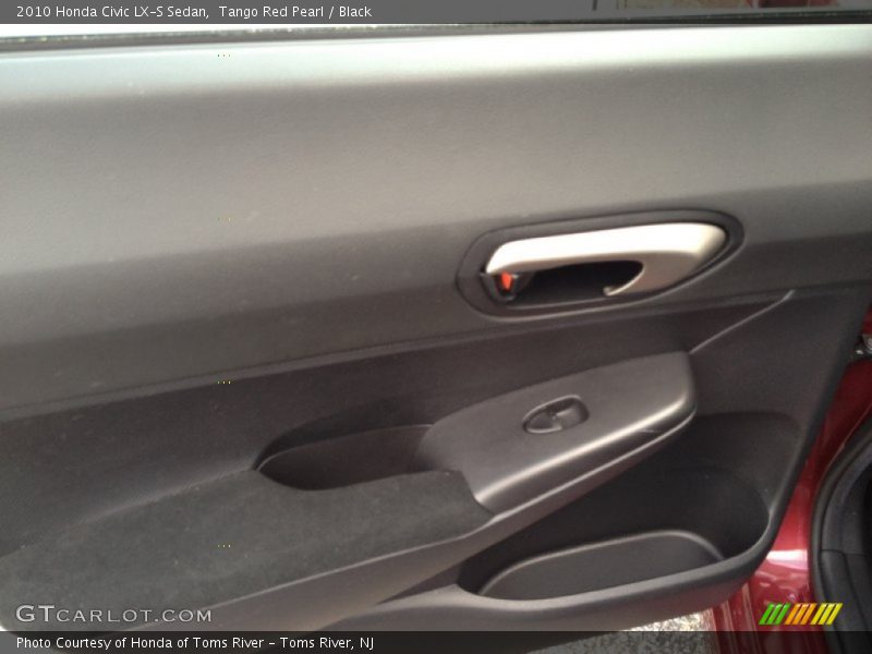 Tango Red Pearl / Black 2010 Honda Civic LX-S Sedan