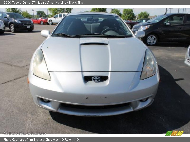 Liquid Silver Metallic / Black/Silver 2000 Toyota Celica GT