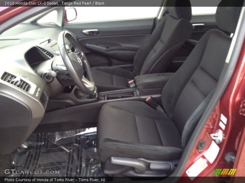 Tango Red Pearl / Black 2010 Honda Civic LX-S Sedan