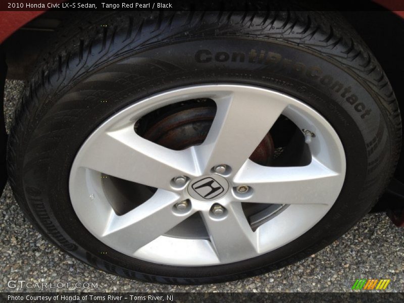 Tango Red Pearl / Black 2010 Honda Civic LX-S Sedan