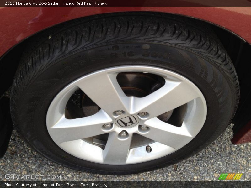 Tango Red Pearl / Black 2010 Honda Civic LX-S Sedan