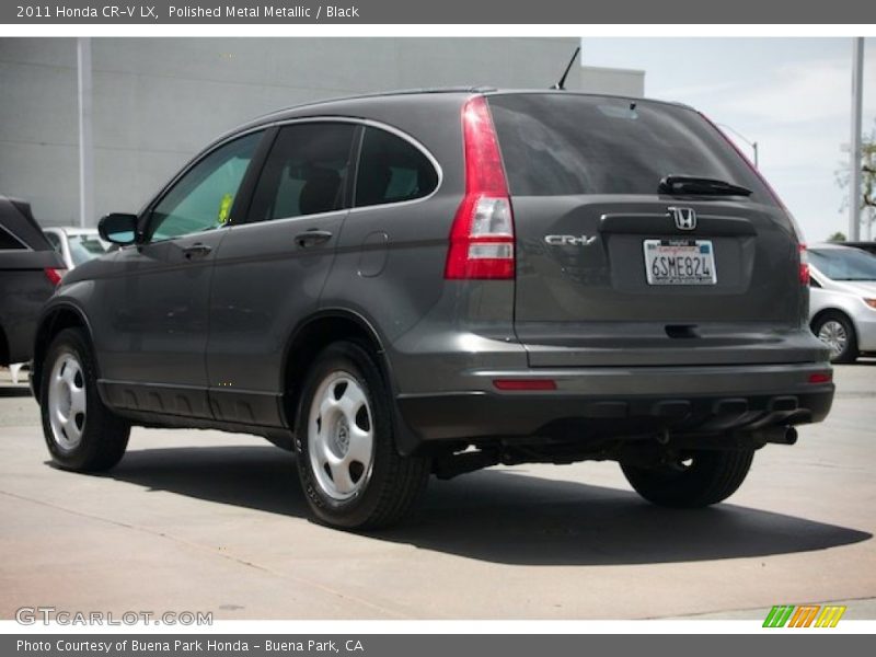 Polished Metal Metallic / Black 2011 Honda CR-V LX