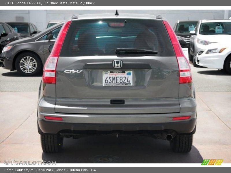 Polished Metal Metallic / Black 2011 Honda CR-V LX