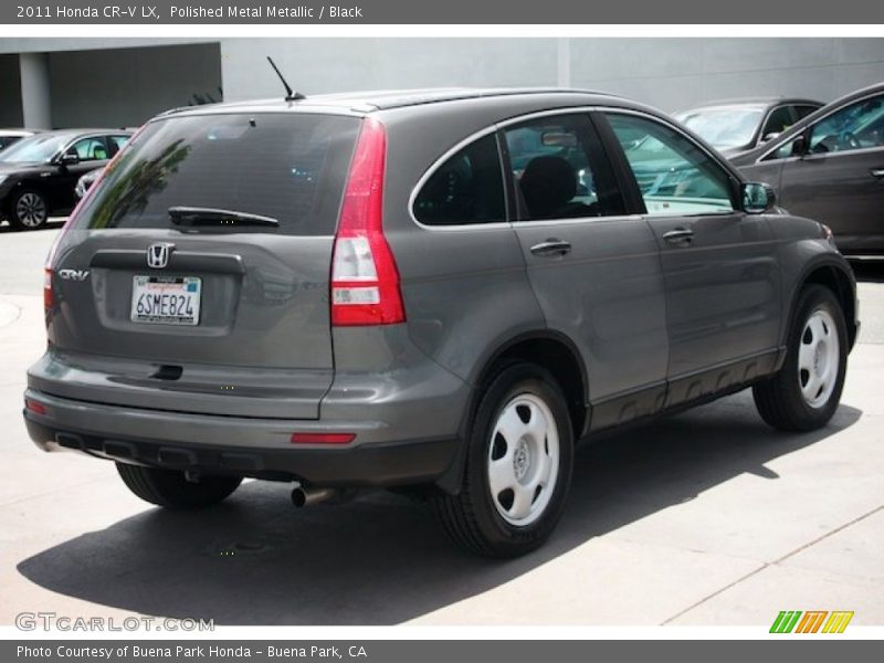 Polished Metal Metallic / Black 2011 Honda CR-V LX