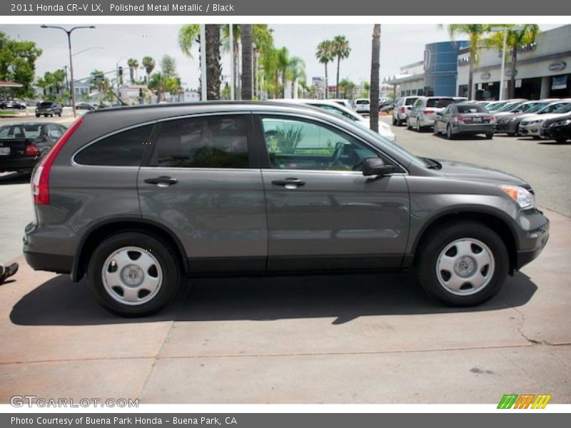 Polished Metal Metallic / Black 2011 Honda CR-V LX