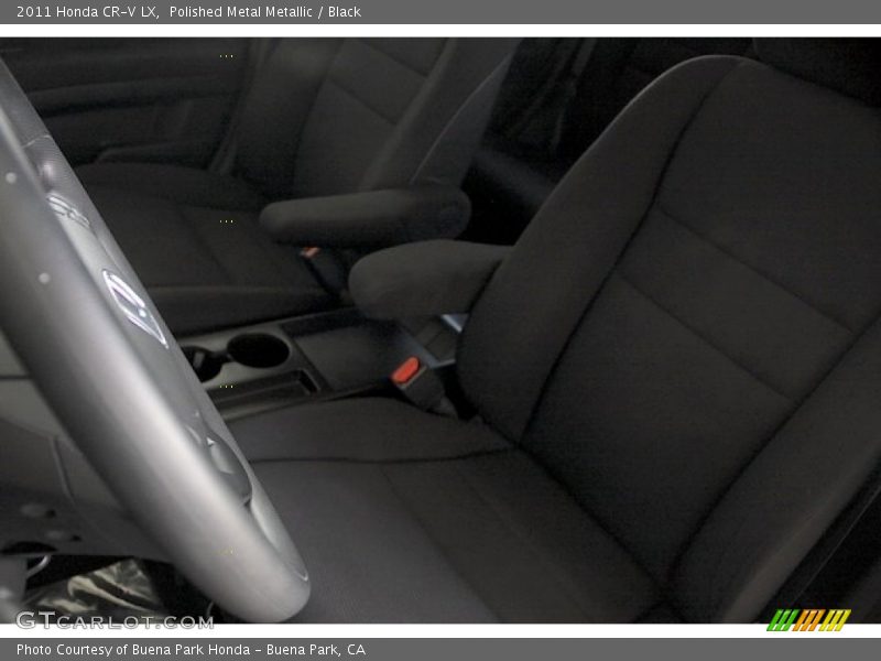 Polished Metal Metallic / Black 2011 Honda CR-V LX