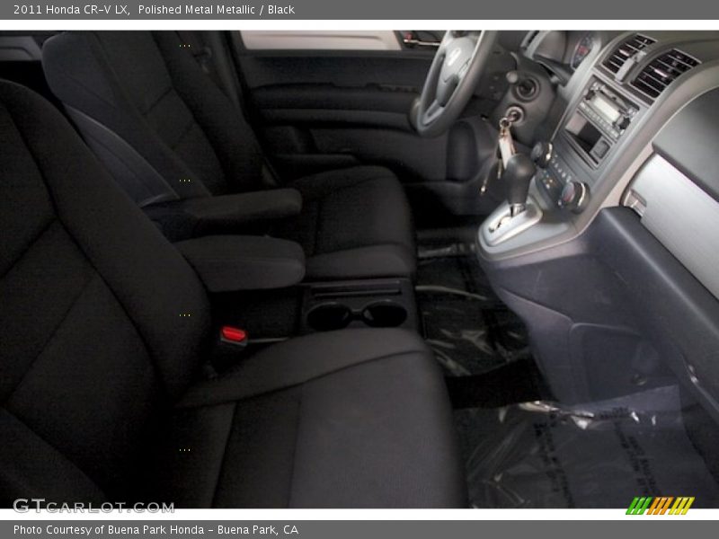 Polished Metal Metallic / Black 2011 Honda CR-V LX