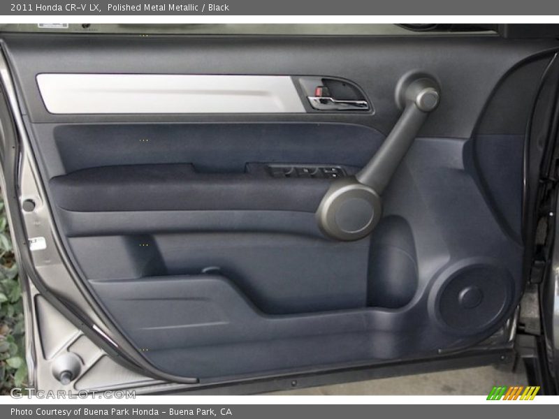 Polished Metal Metallic / Black 2011 Honda CR-V LX