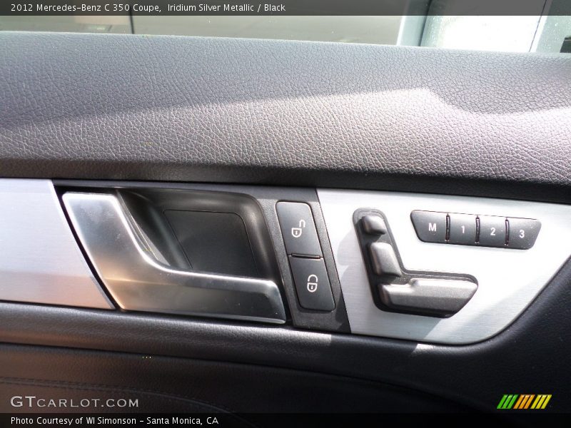 Iridium Silver Metallic / Black 2012 Mercedes-Benz C 350 Coupe