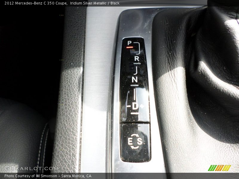 Iridium Silver Metallic / Black 2012 Mercedes-Benz C 350 Coupe
