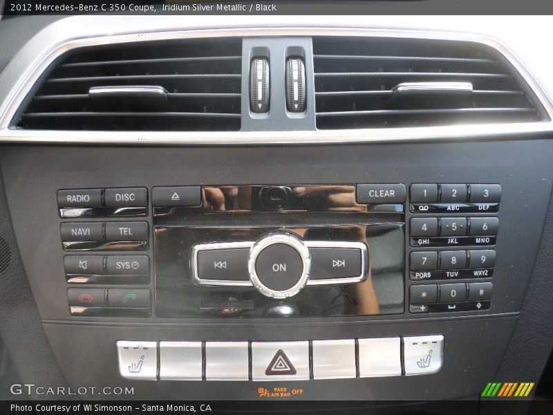 Iridium Silver Metallic / Black 2012 Mercedes-Benz C 350 Coupe