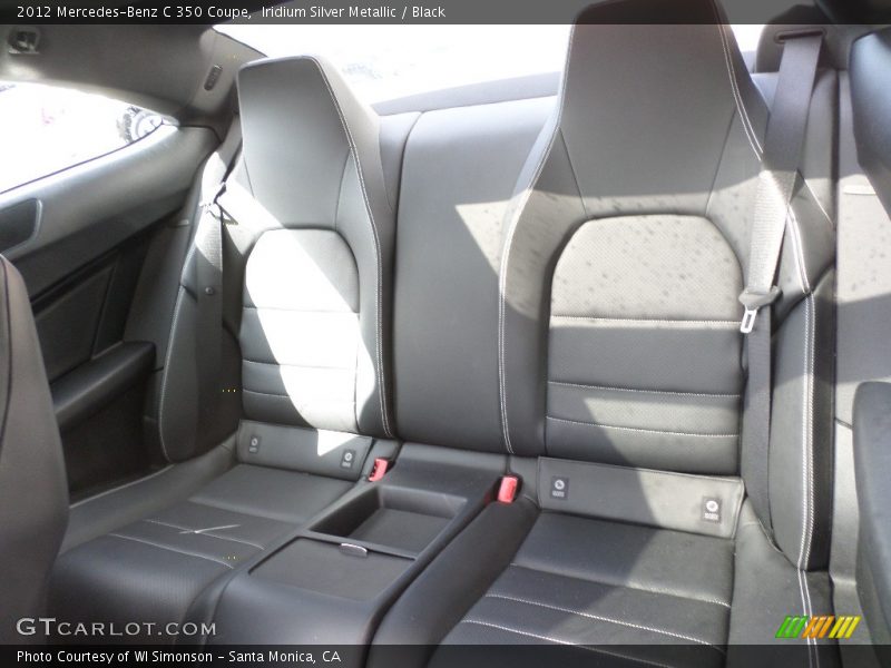 Iridium Silver Metallic / Black 2012 Mercedes-Benz C 350 Coupe