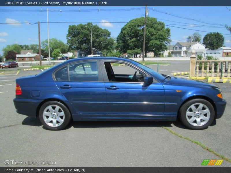 Mystic Blue Metallic / Black 2004 BMW 3 Series 325xi Sedan