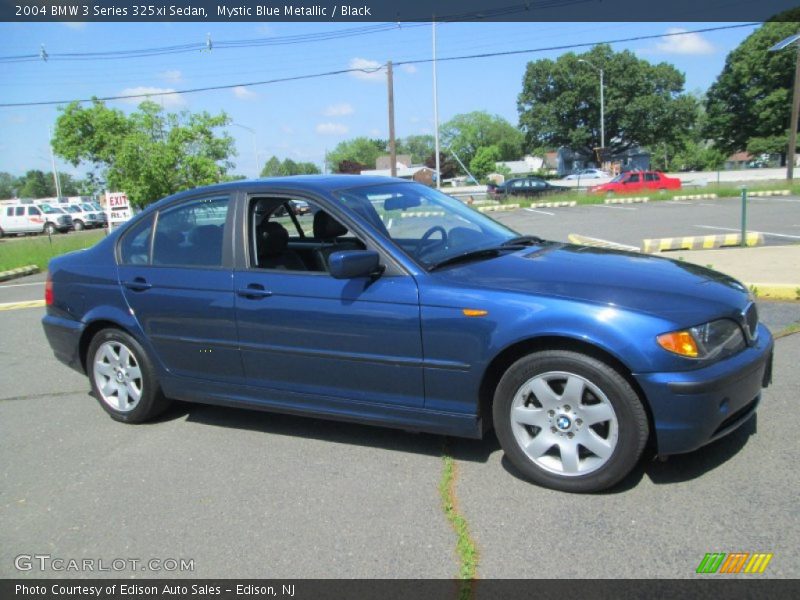 Mystic Blue Metallic / Black 2004 BMW 3 Series 325xi Sedan