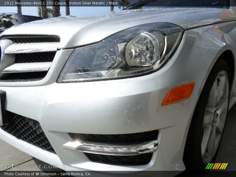 Iridium Silver Metallic / Black 2012 Mercedes-Benz C 350 Coupe