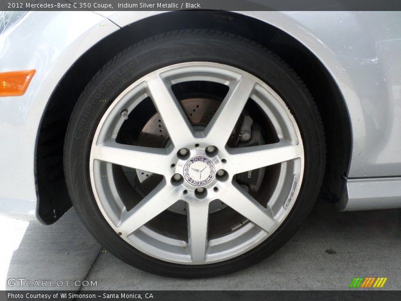 Iridium Silver Metallic / Black 2012 Mercedes-Benz C 350 Coupe