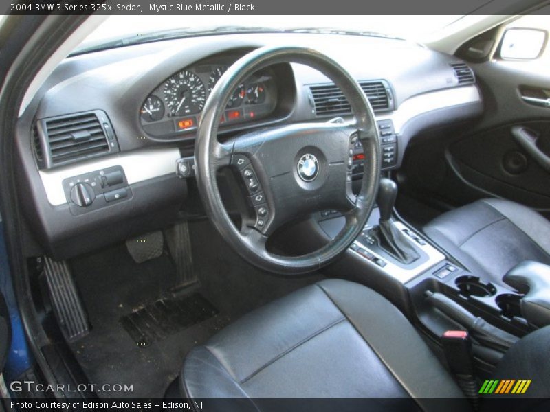Mystic Blue Metallic / Black 2004 BMW 3 Series 325xi Sedan