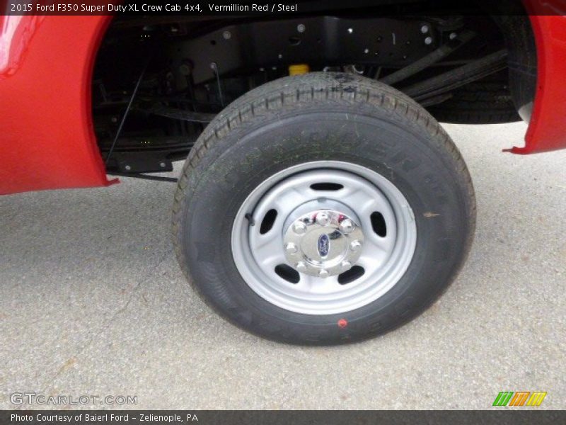 Vermillion Red / Steel 2015 Ford F350 Super Duty XL Crew Cab 4x4