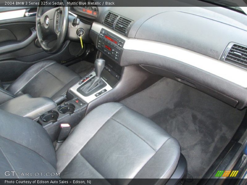 Mystic Blue Metallic / Black 2004 BMW 3 Series 325xi Sedan