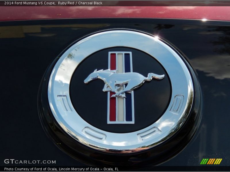 Ruby Red / Charcoal Black 2014 Ford Mustang V6 Coupe