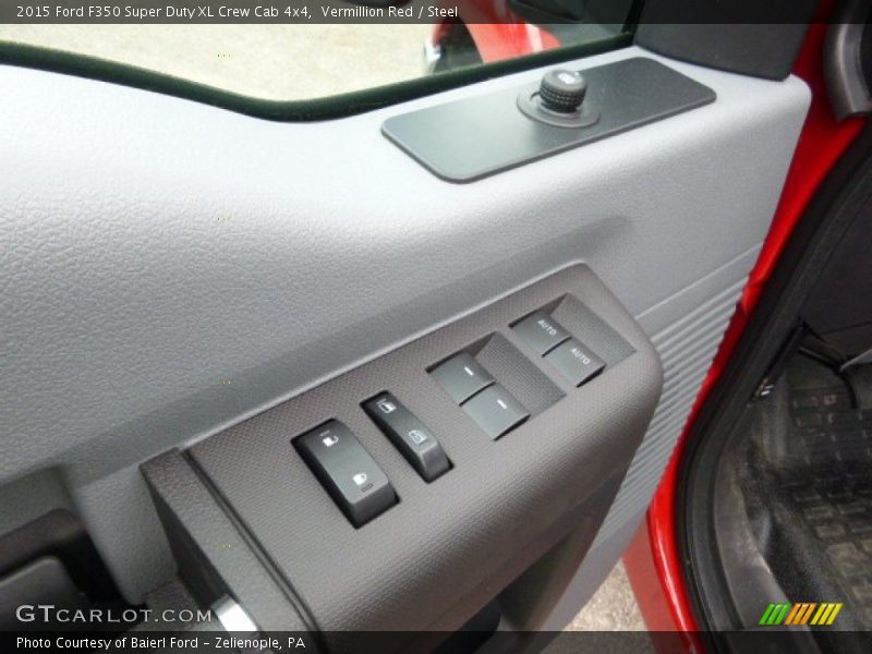 Vermillion Red / Steel 2015 Ford F350 Super Duty XL Crew Cab 4x4