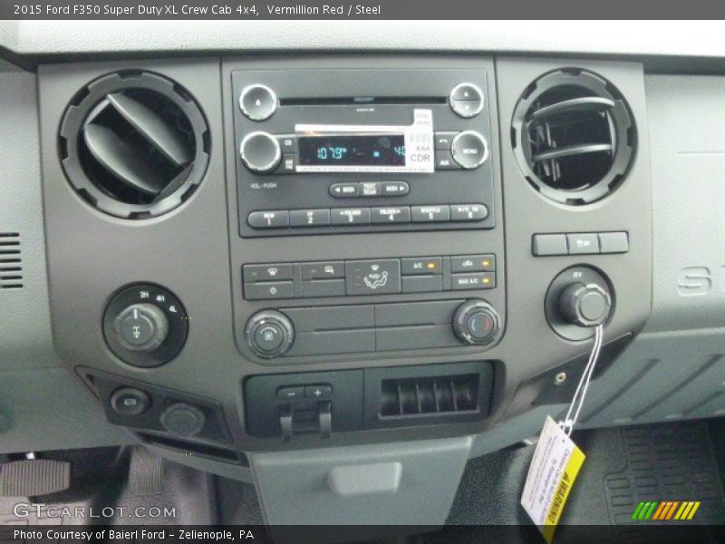 Vermillion Red / Steel 2015 Ford F350 Super Duty XL Crew Cab 4x4