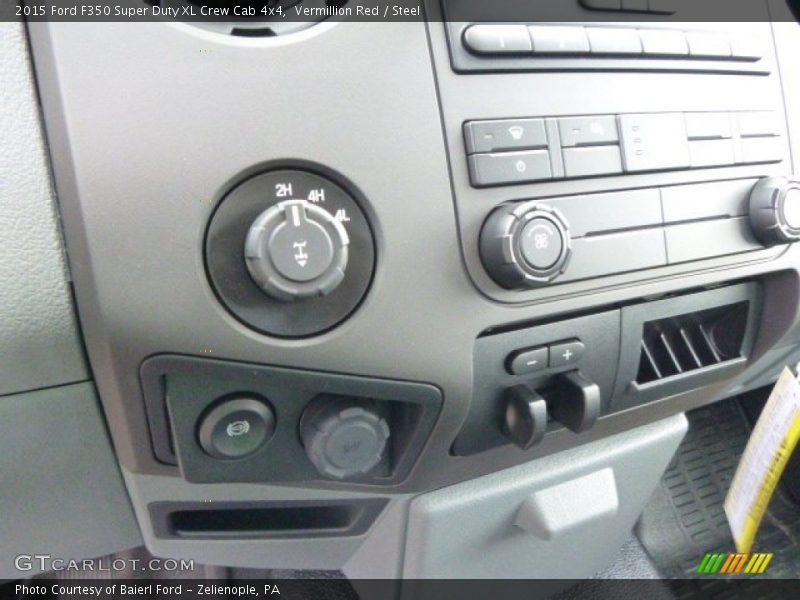 Vermillion Red / Steel 2015 Ford F350 Super Duty XL Crew Cab 4x4