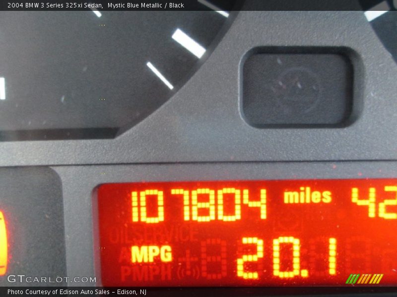 Mystic Blue Metallic / Black 2004 BMW 3 Series 325xi Sedan
