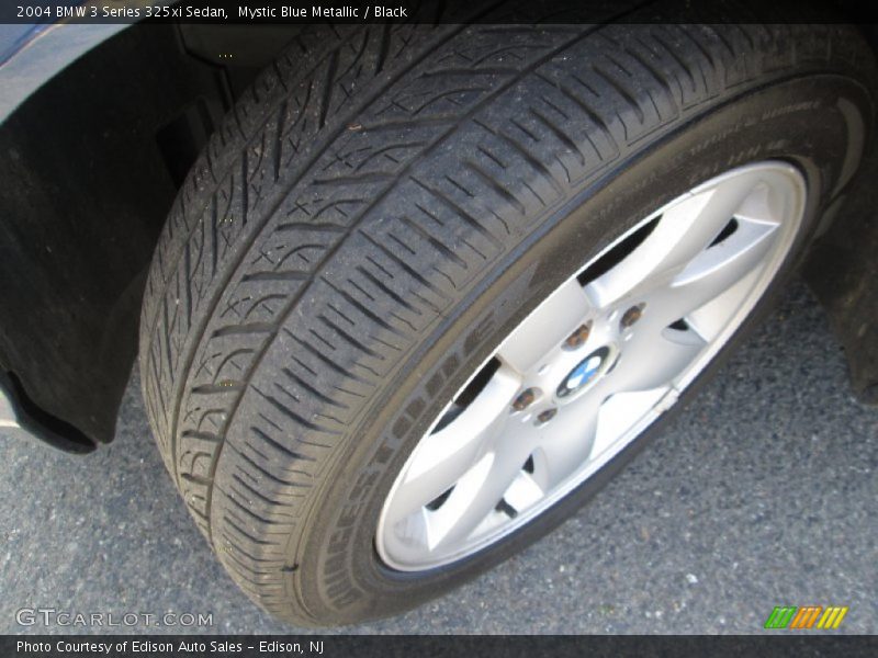 Mystic Blue Metallic / Black 2004 BMW 3 Series 325xi Sedan