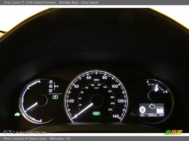  2012 CT 200h Hybrid Premium 200h Hybrid Premium Gauges