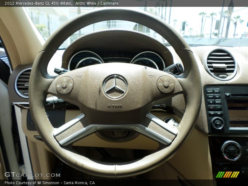 Arctic White / Cashmere 2012 Mercedes-Benz GL 450 4Matic
