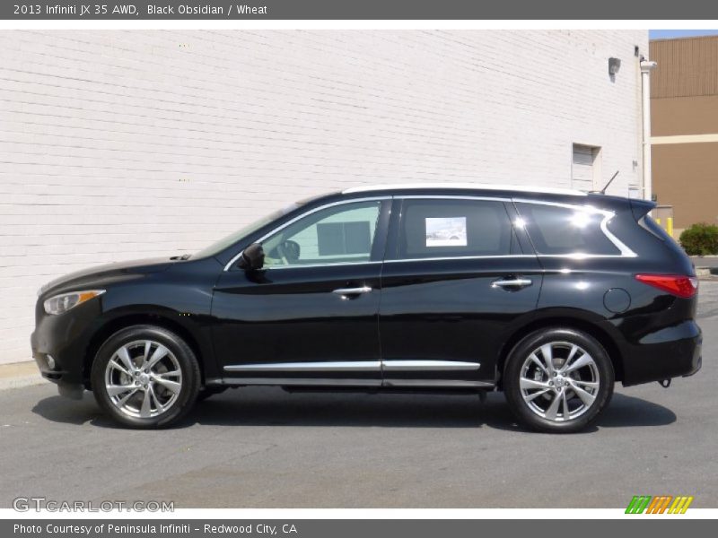 Black Obsidian / Wheat 2013 Infiniti JX 35 AWD