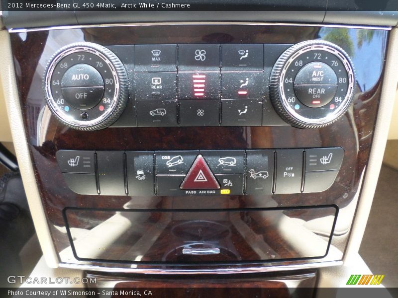 Arctic White / Cashmere 2012 Mercedes-Benz GL 450 4Matic