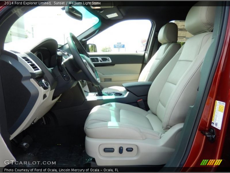 Sunset / Medium Light Stone 2014 Ford Explorer Limited