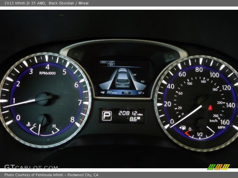 Black Obsidian / Wheat 2013 Infiniti JX 35 AWD