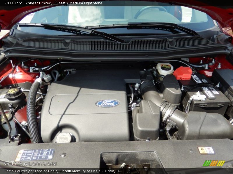 Sunset / Medium Light Stone 2014 Ford Explorer Limited