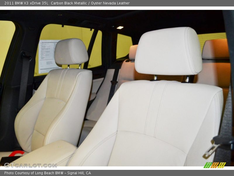 Carbon Black Metallic / Oyster Nevada Leather 2011 BMW X3 xDrive 35i