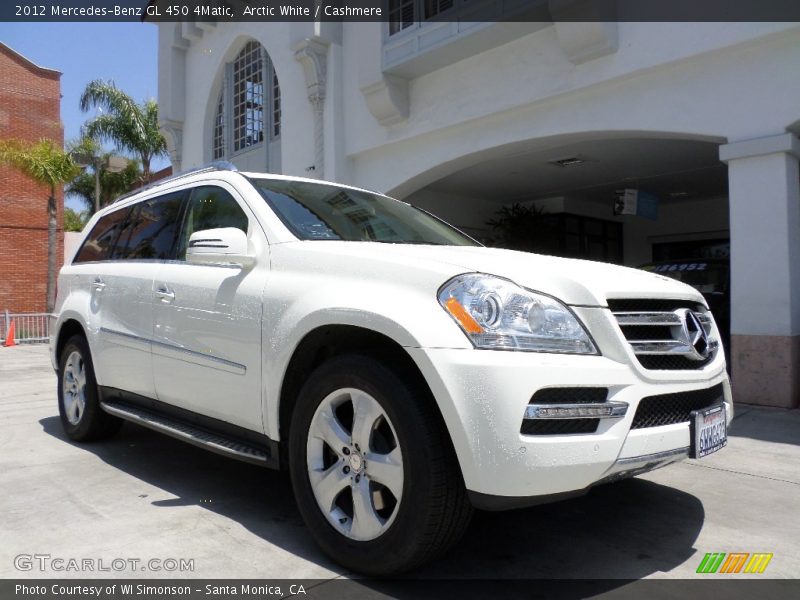 Arctic White / Cashmere 2012 Mercedes-Benz GL 450 4Matic