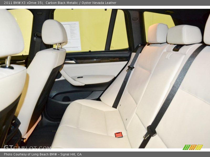 Carbon Black Metallic / Oyster Nevada Leather 2011 BMW X3 xDrive 35i