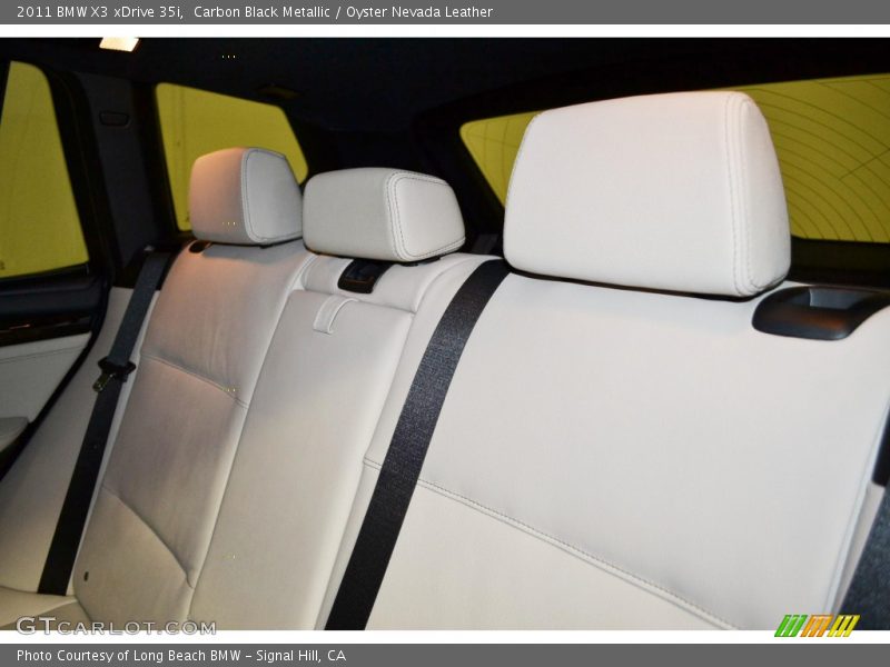 Carbon Black Metallic / Oyster Nevada Leather 2011 BMW X3 xDrive 35i