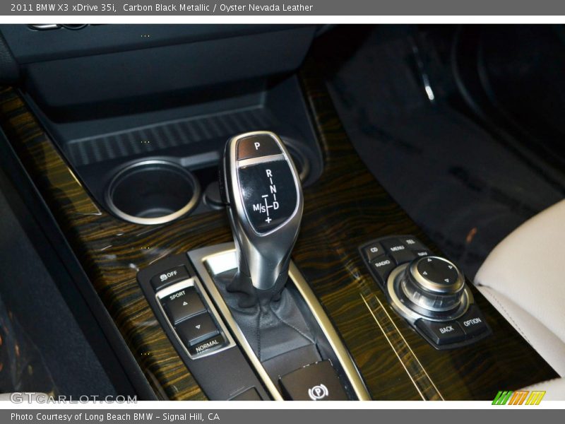 Carbon Black Metallic / Oyster Nevada Leather 2011 BMW X3 xDrive 35i