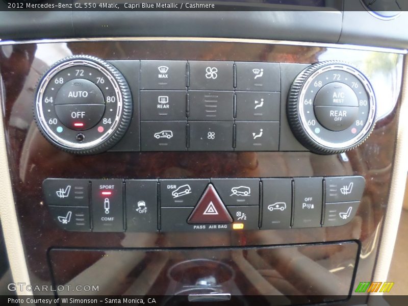 Capri Blue Metallic / Cashmere 2012 Mercedes-Benz GL 550 4Matic