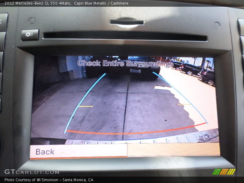 Capri Blue Metallic / Cashmere 2012 Mercedes-Benz GL 550 4Matic