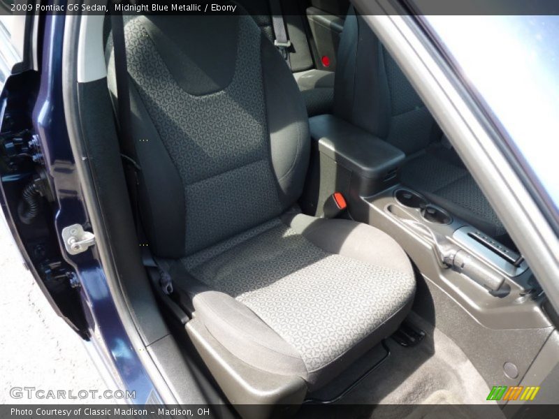 Midnight Blue Metallic / Ebony 2009 Pontiac G6 Sedan