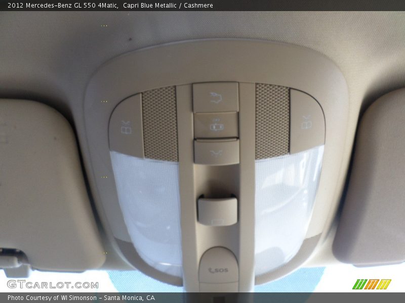 Capri Blue Metallic / Cashmere 2012 Mercedes-Benz GL 550 4Matic