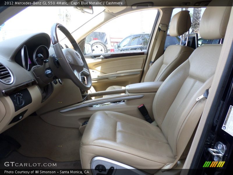 Capri Blue Metallic / Cashmere 2012 Mercedes-Benz GL 550 4Matic