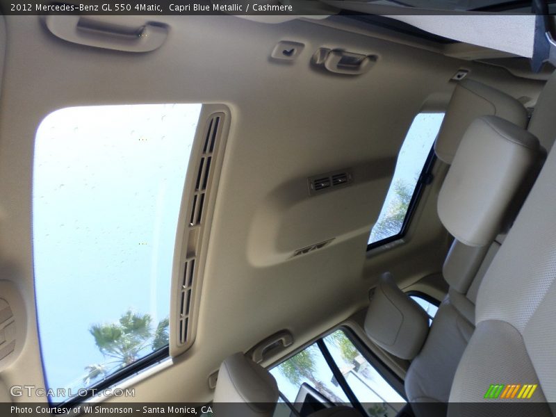 Capri Blue Metallic / Cashmere 2012 Mercedes-Benz GL 550 4Matic