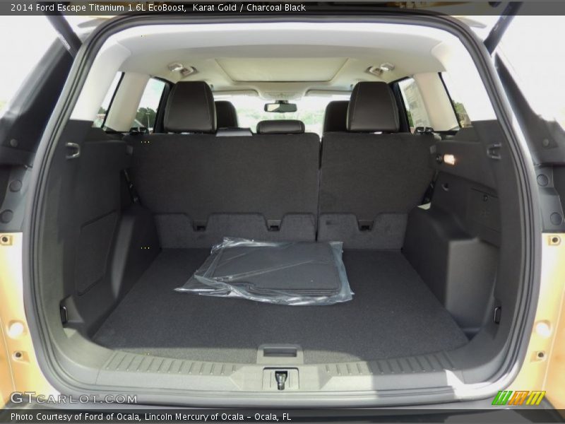 Karat Gold / Charcoal Black 2014 Ford Escape Titanium 1.6L EcoBoost