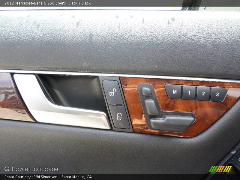 Black / Black 2012 Mercedes-Benz C 250 Sport